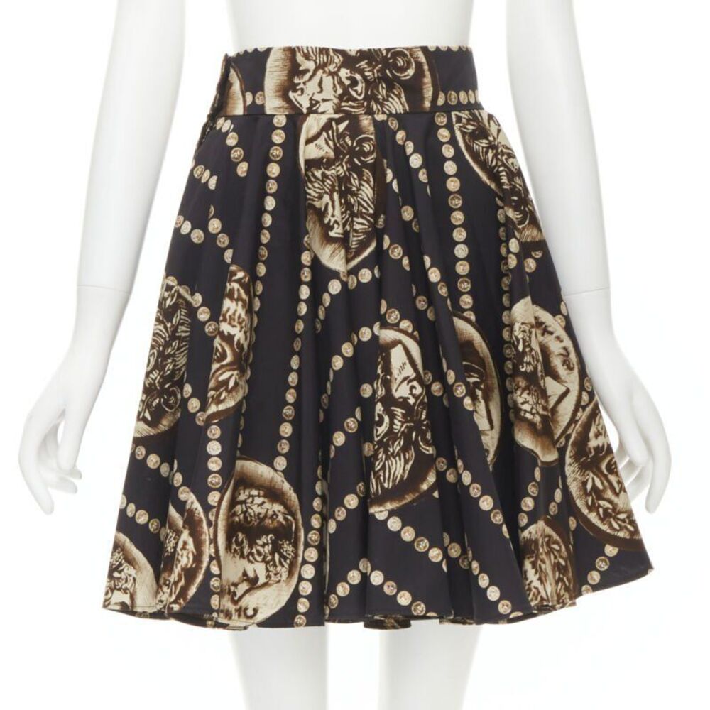 Dolce Gabbana Cotton Flared Skirt